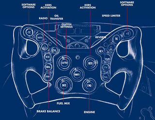Illustration for article titled The $50,000 steering wheels of Formula 1